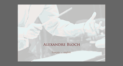 Desktop Screenshot of alexandrebloch.com