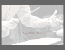 Tablet Screenshot of alexandrebloch.com